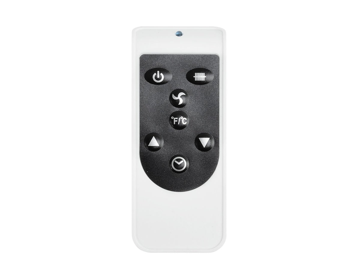 convectorkachel met afstandsbediening en LCD-display