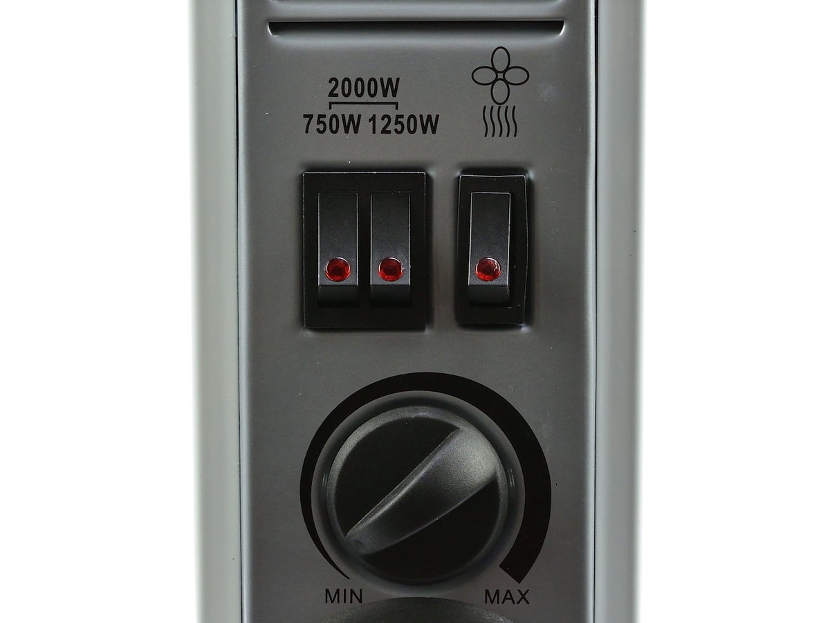 convectorkachel met Turbo- en Timer-functies