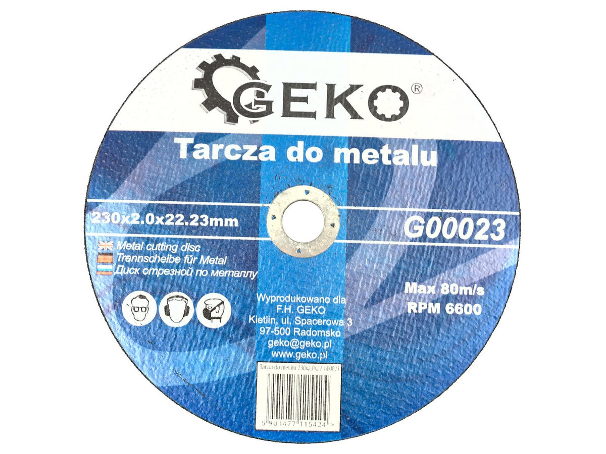Metaal snijschijf 230x2,0x22,23mm GEKO