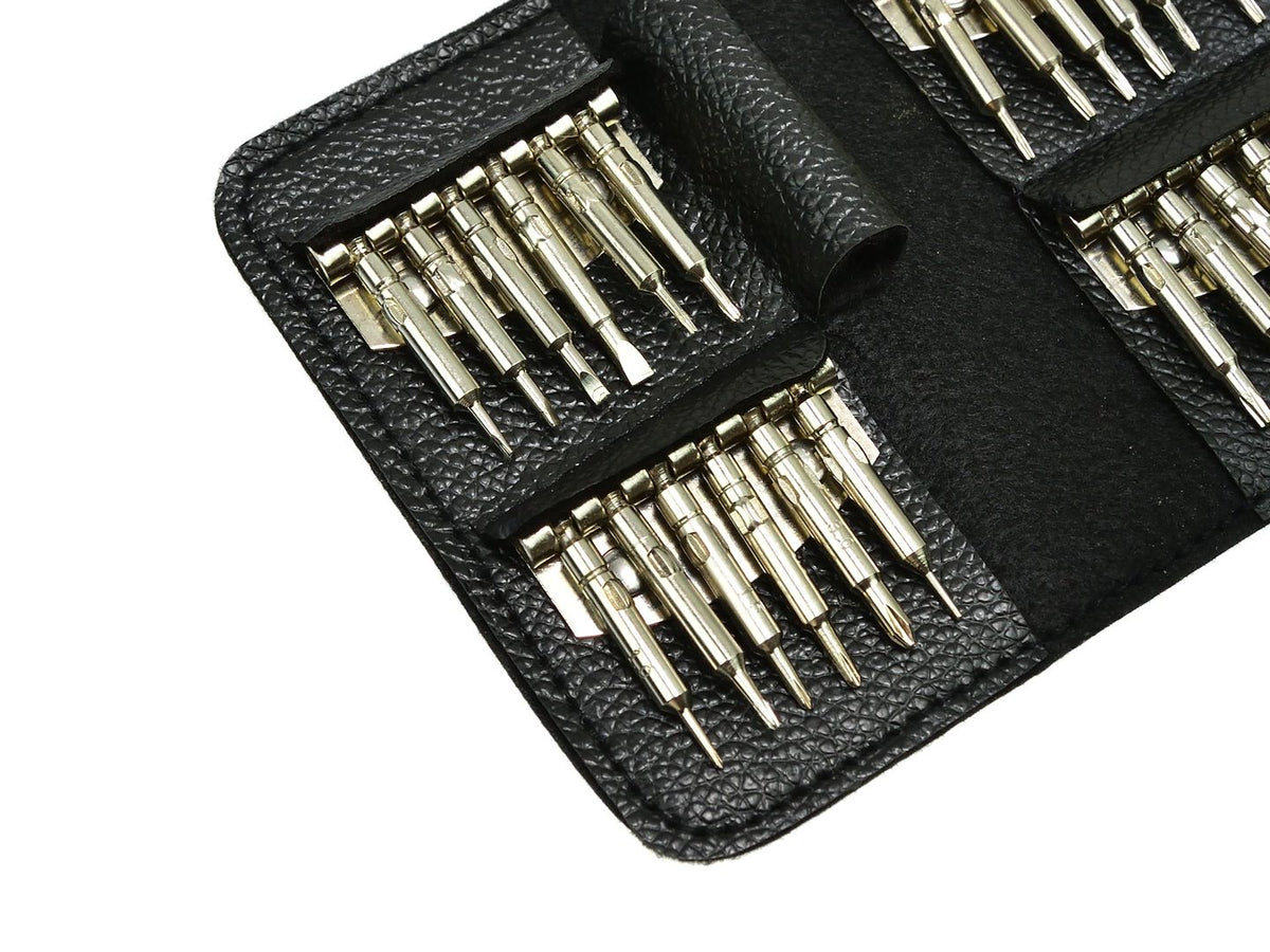 Precisiekruiskopschroevendraaierset 25 stuks