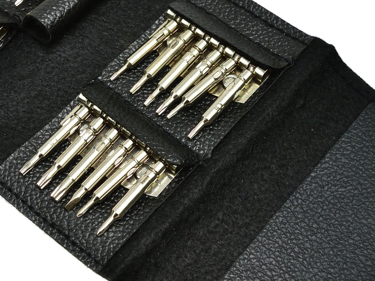 Precisiekruiskopschroevendraaierset 25 stuks