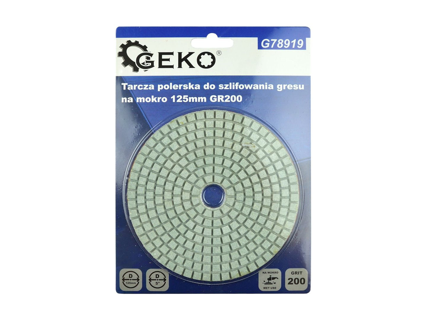 Diamant polijstpad 125mm G200