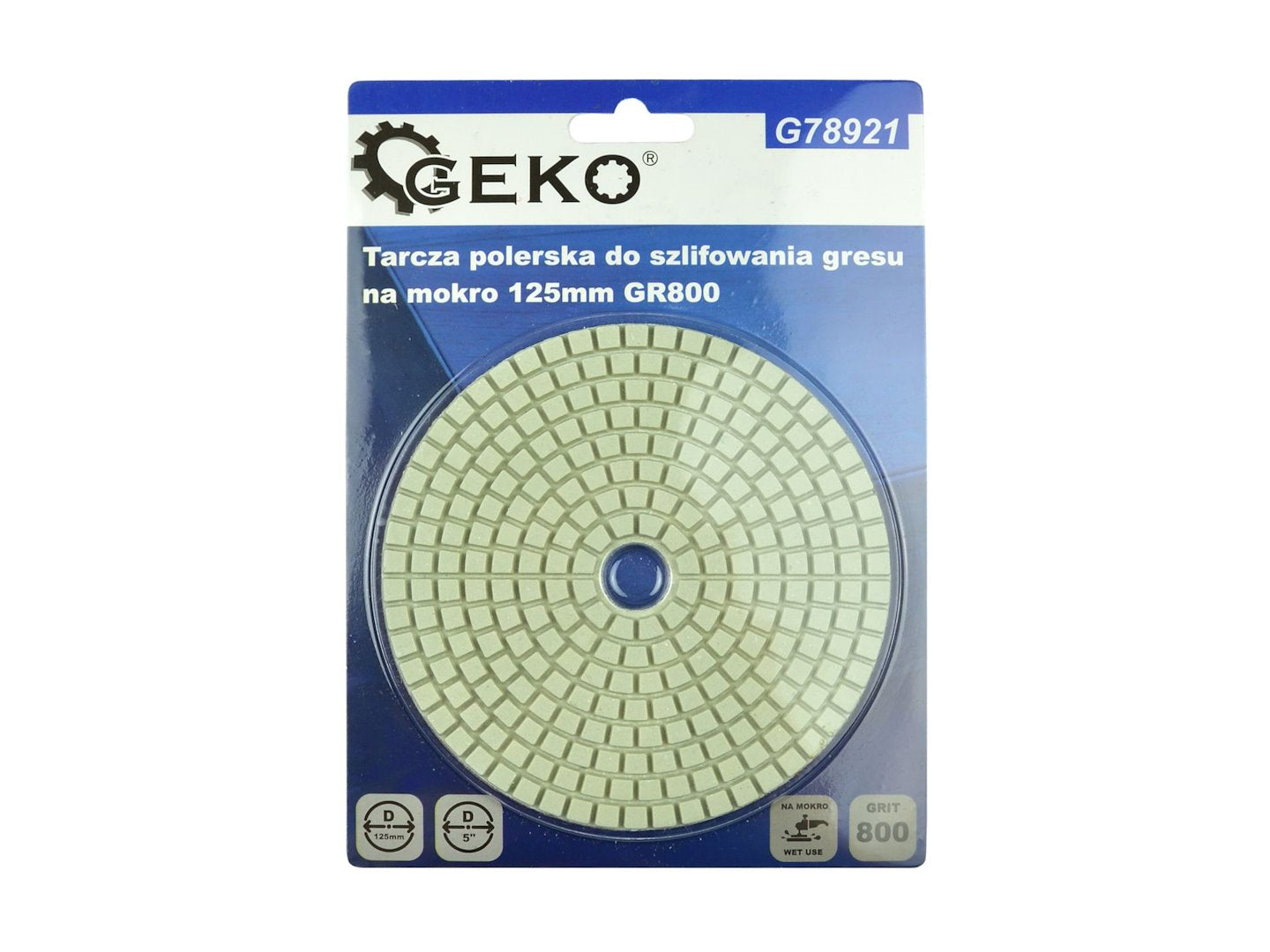Diamant polijstpad 125mm G800