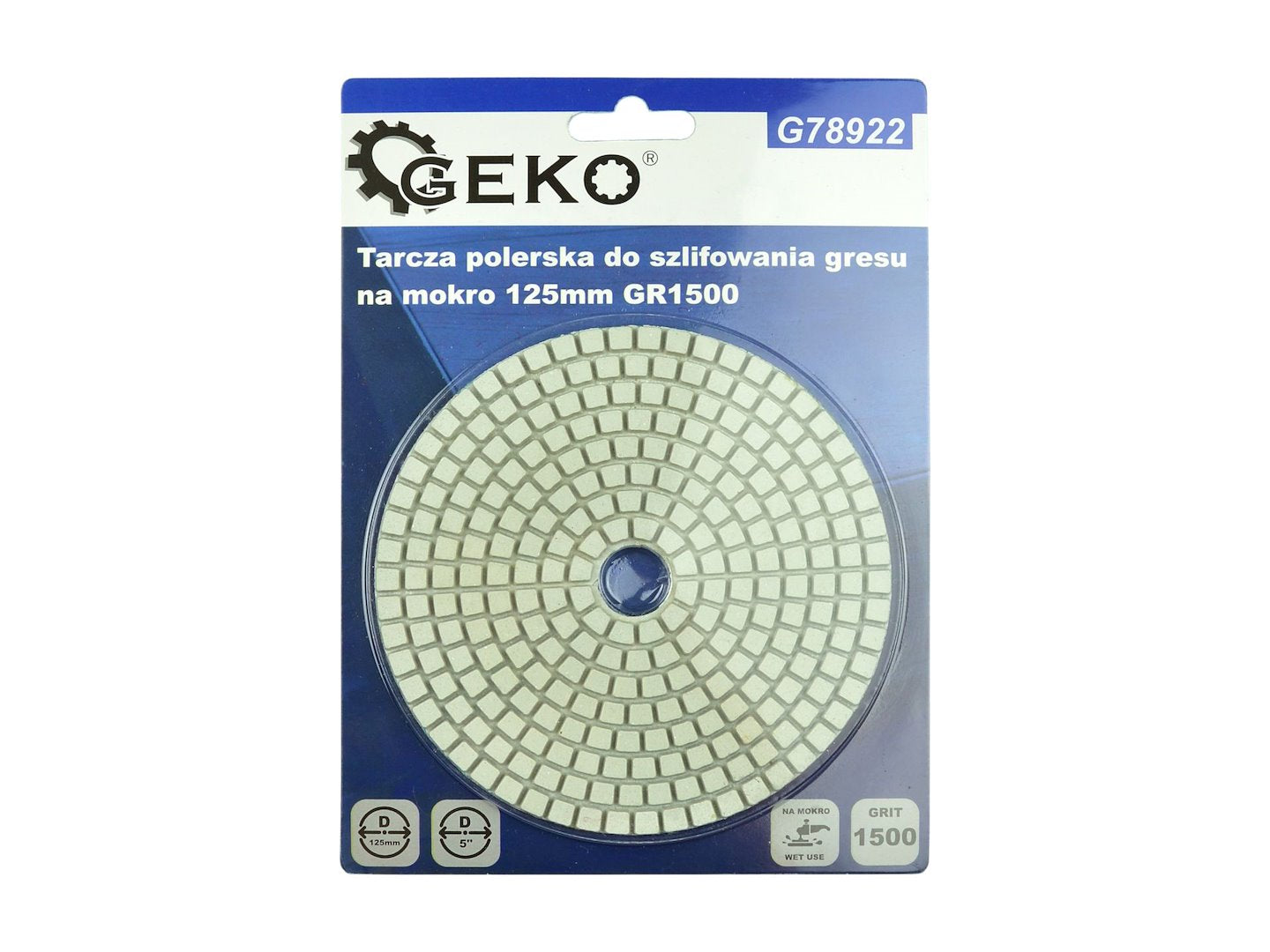 Diamant polijstpad 125mm G1500