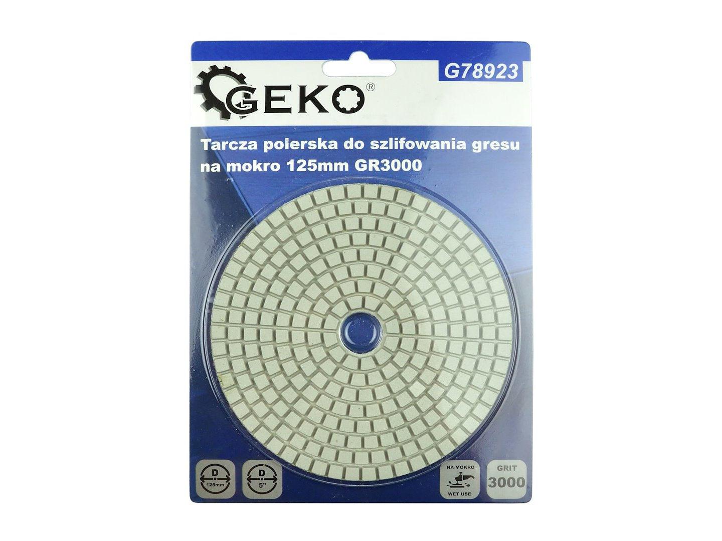 Diamant polijstpad 125mm G3000