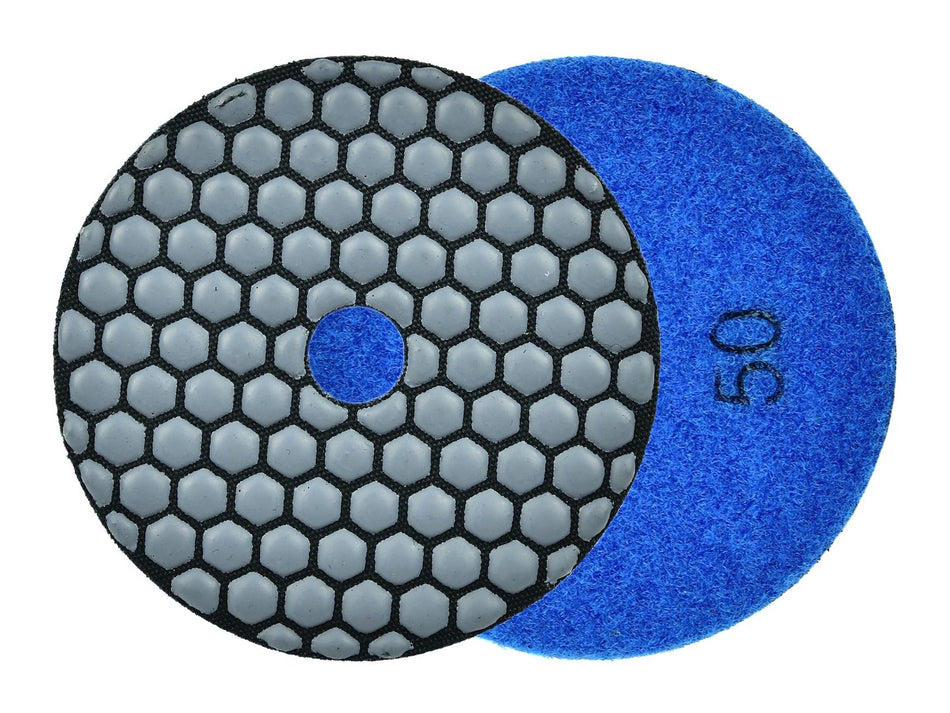 Diamant droog polijstpad 100mm G50