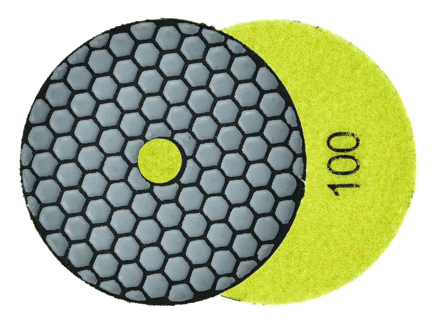 Diamant droog polijstpad 100mm G100