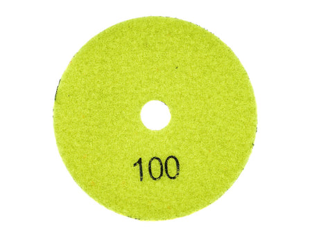 Diamant droog polijstpad 100mm G100