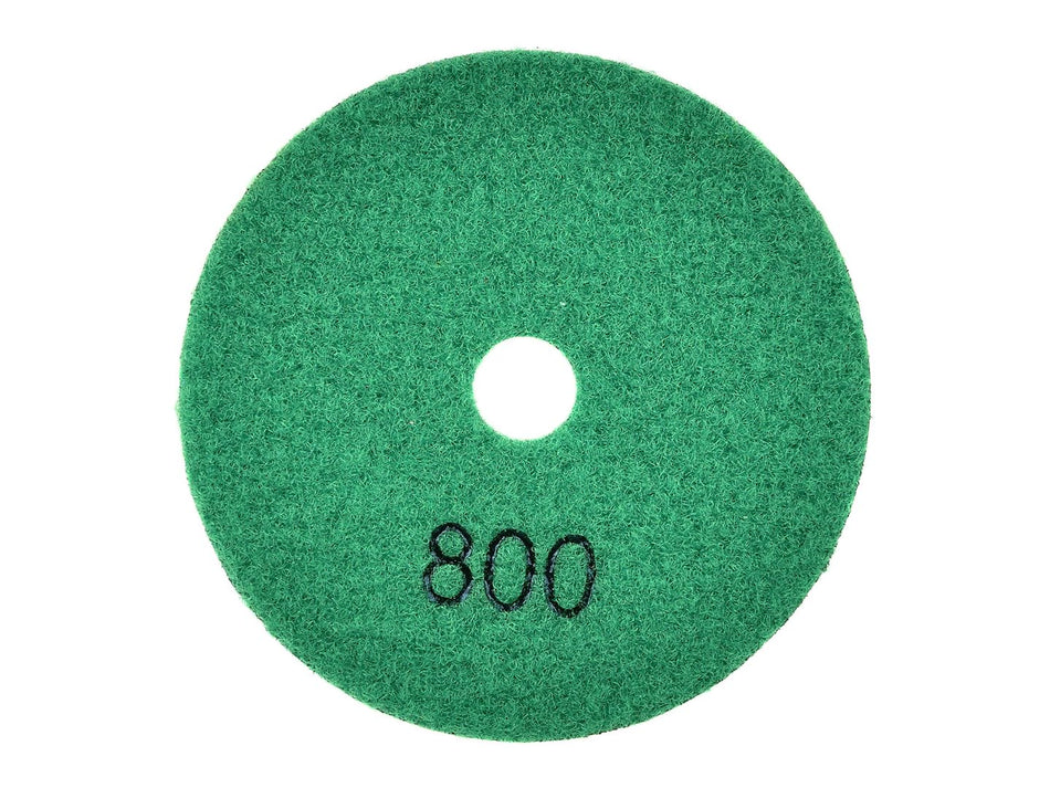 Diamant droog polijstpad 100mm G800