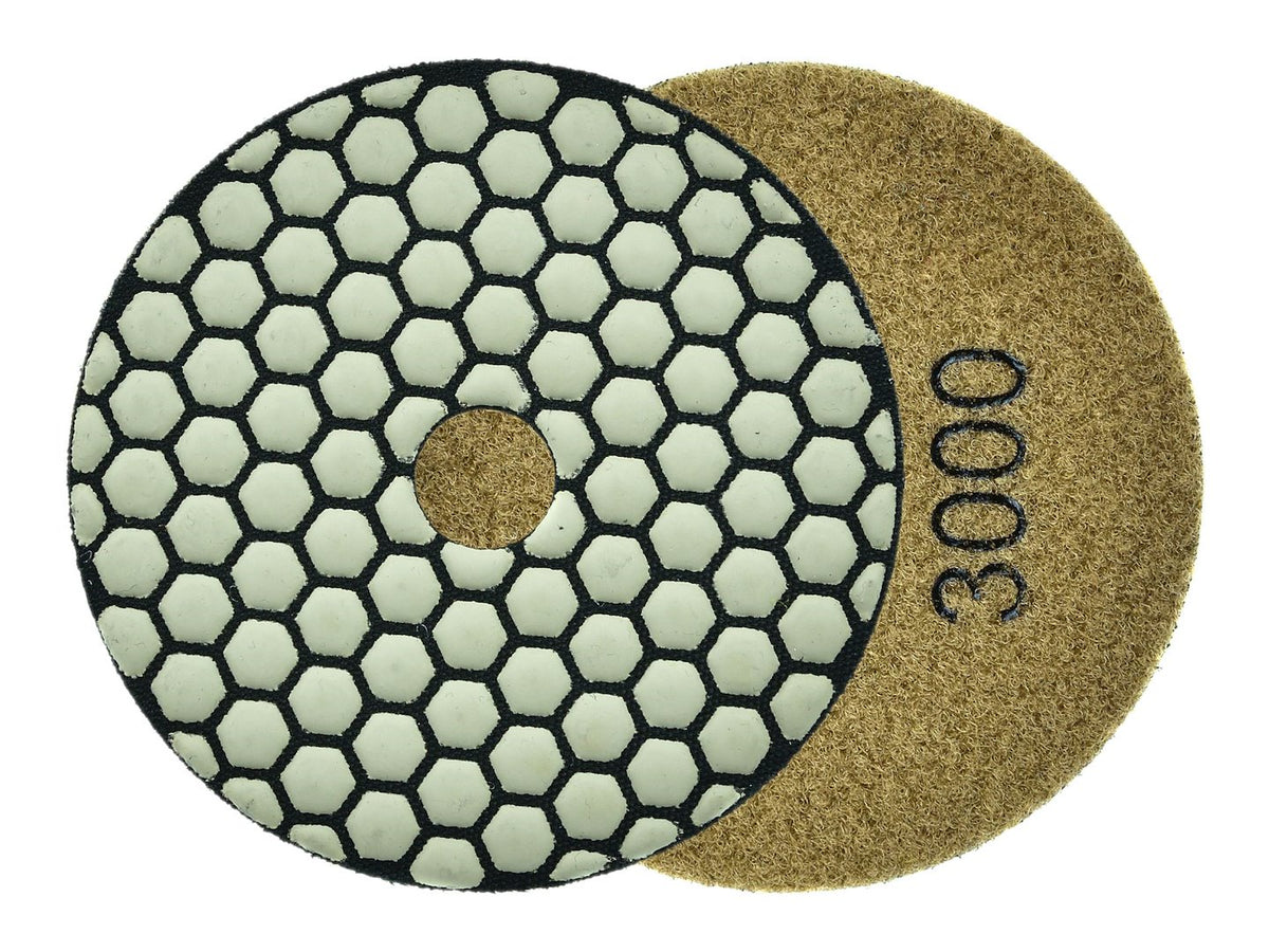 Diamant droog polijstpad 100mm G3000