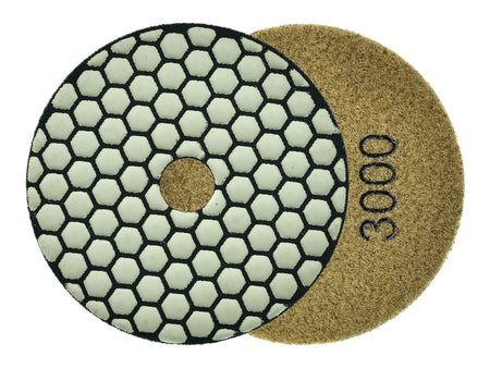 Diamant droog polijstpad 100mm G3000
