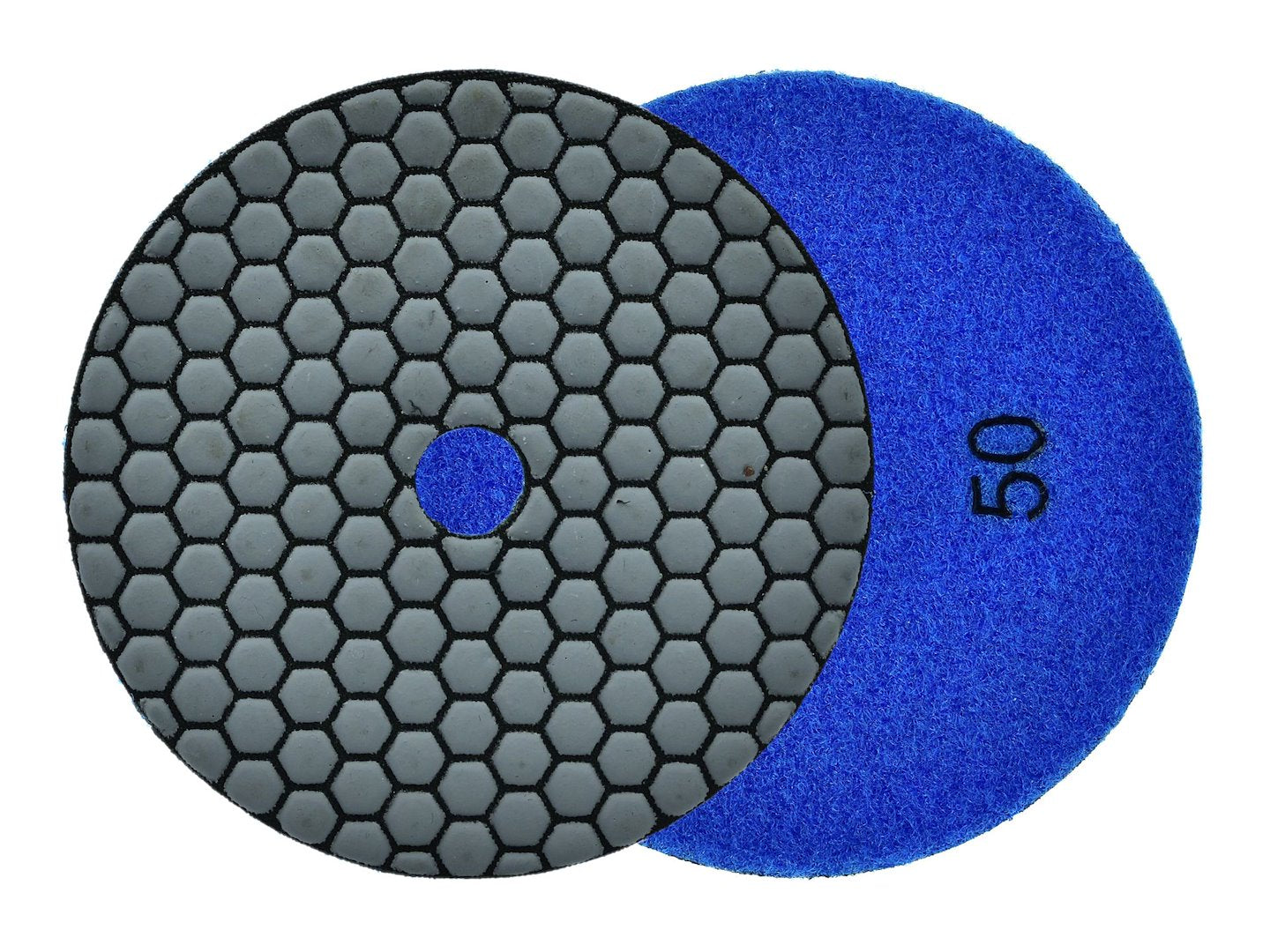 Diamant droog polijstpad 125mm G50