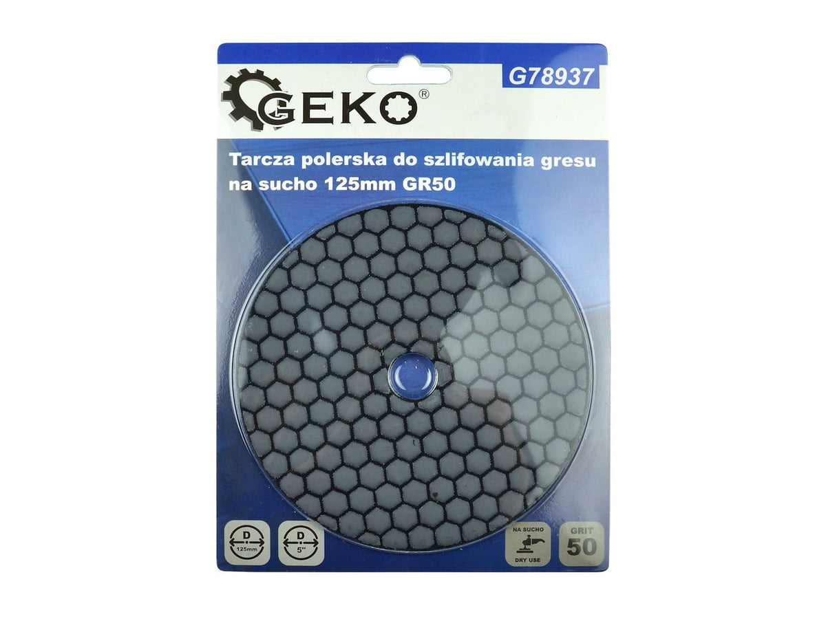 Diamant droog polijstpad 125mm G50