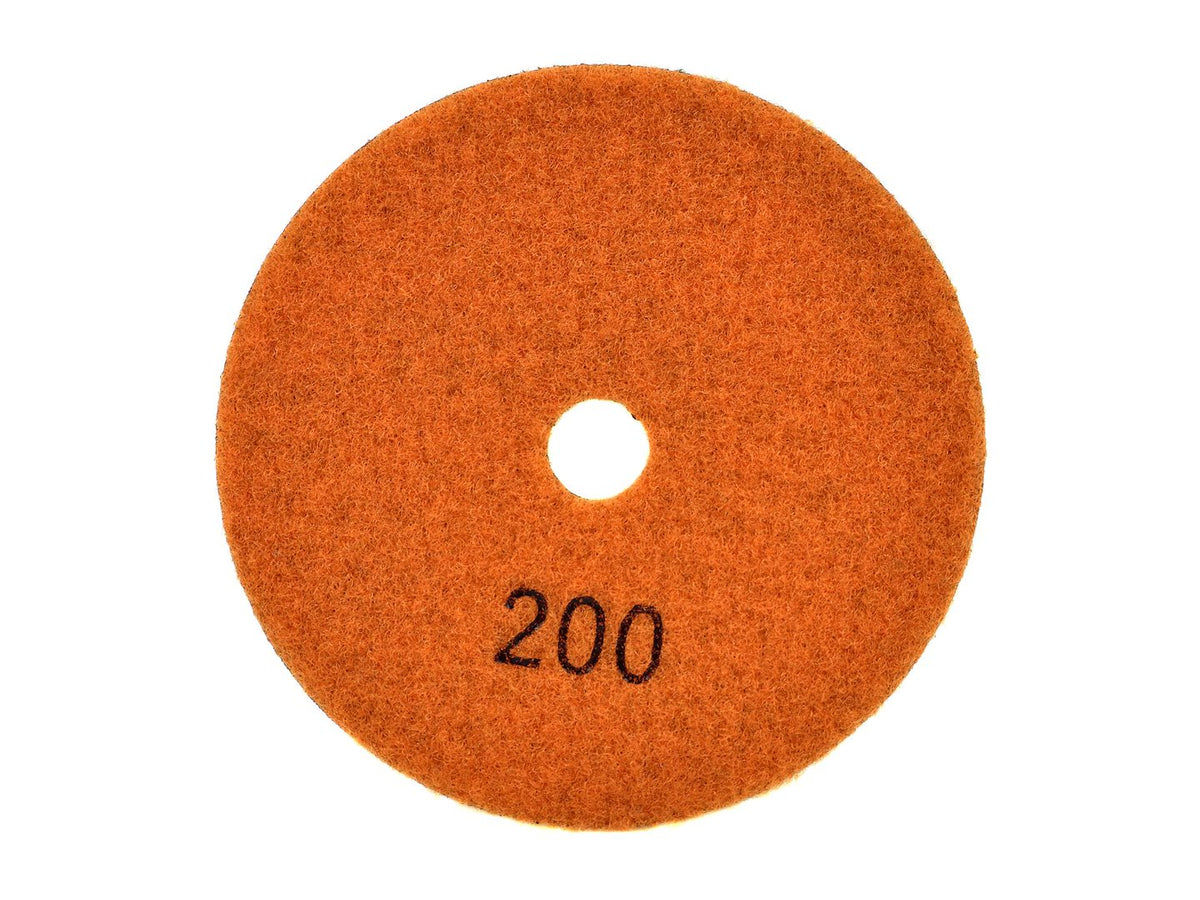 Diamant droog polijstpad 125mm G200