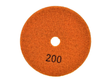Diamant droog polijstpad 125mm G200