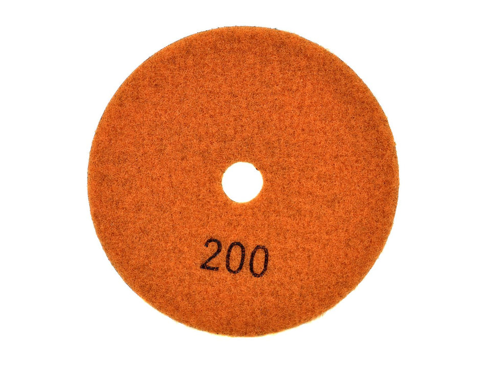 Diamant droog polijstpad 125mm G200