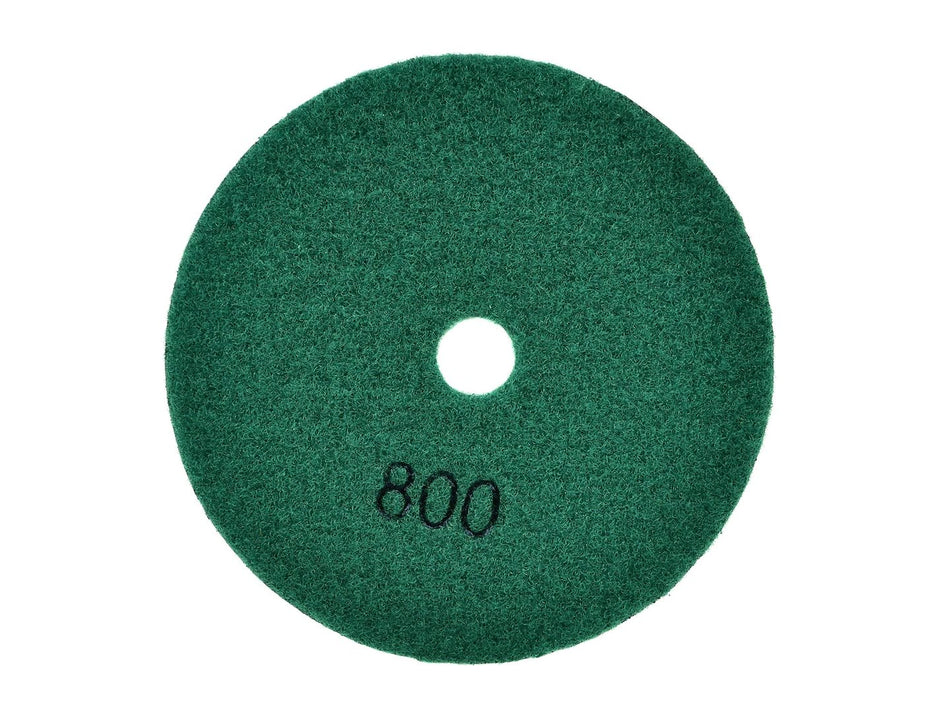 Diamant droog polijstpad 125mm G800