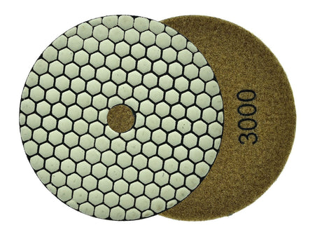 Diamant droog polijstpad 125mm G3000