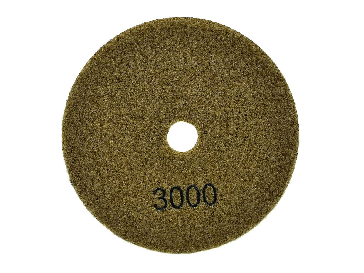 Diamant droog polijstpad 125mm G3000