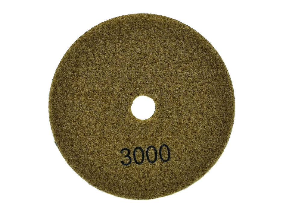 Diamant droog polijstpad 125mm G3000
