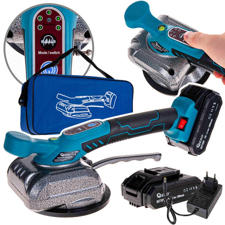 Tegellijmvibrator 21V (2 batterijen + oplader)