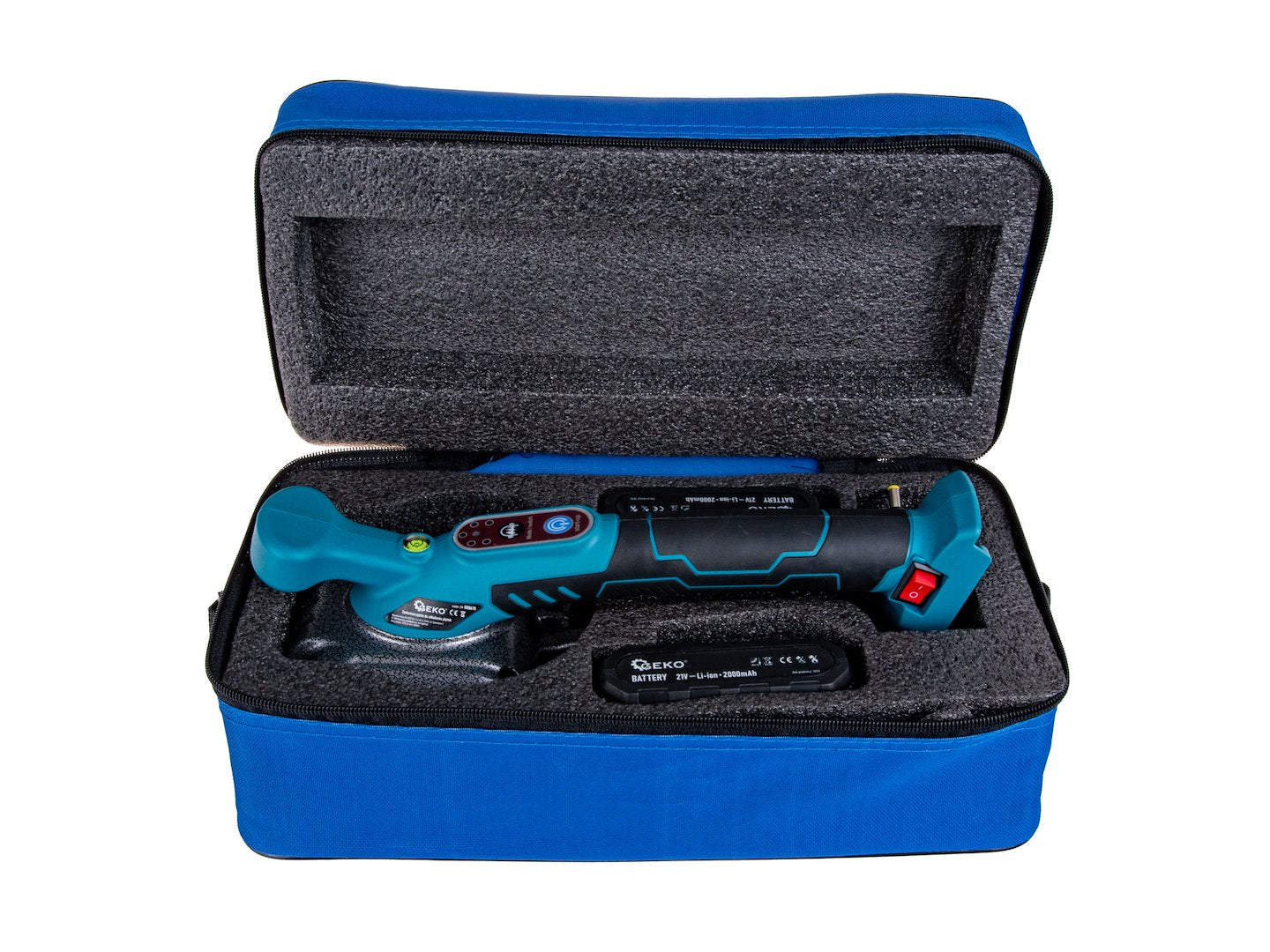Tegellijmvibrator 21V (2 batterijen + oplader)
