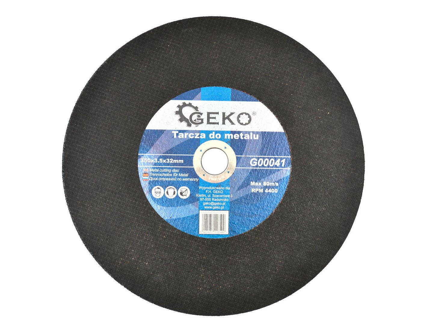 Metaal snijschijf 350x3.5x32mm GEKO
