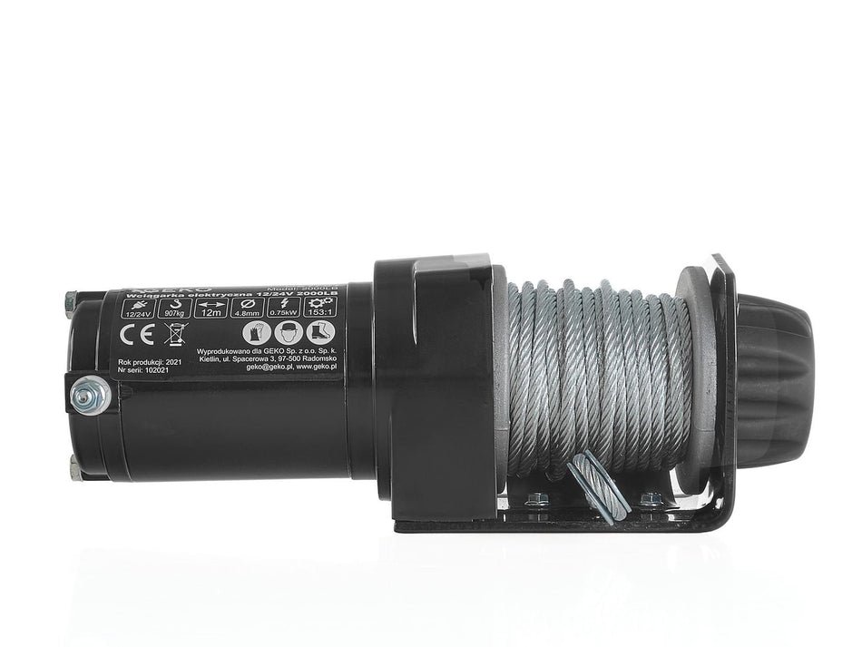 Elektrische lier 12V 2000LB