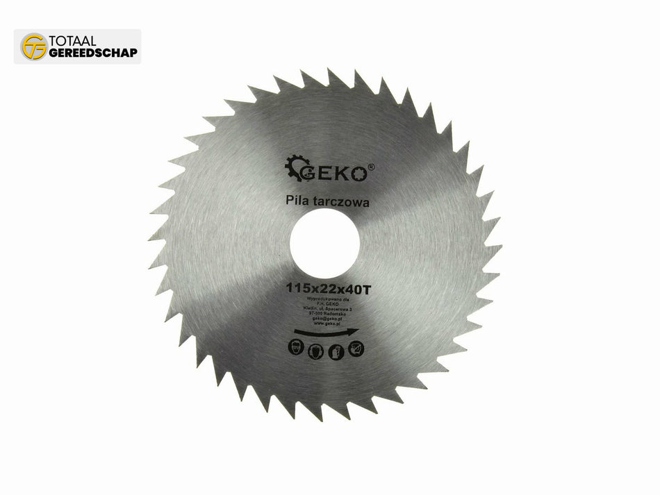 TCT circular saw blade for wood 115x22x40T