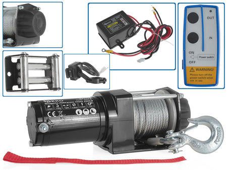 Elektrische lier 12V 2500LB