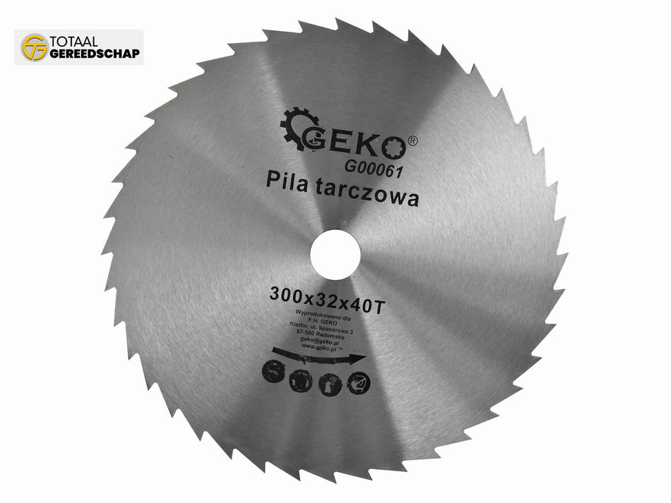 Circular saw blade for wood 300x32x40T