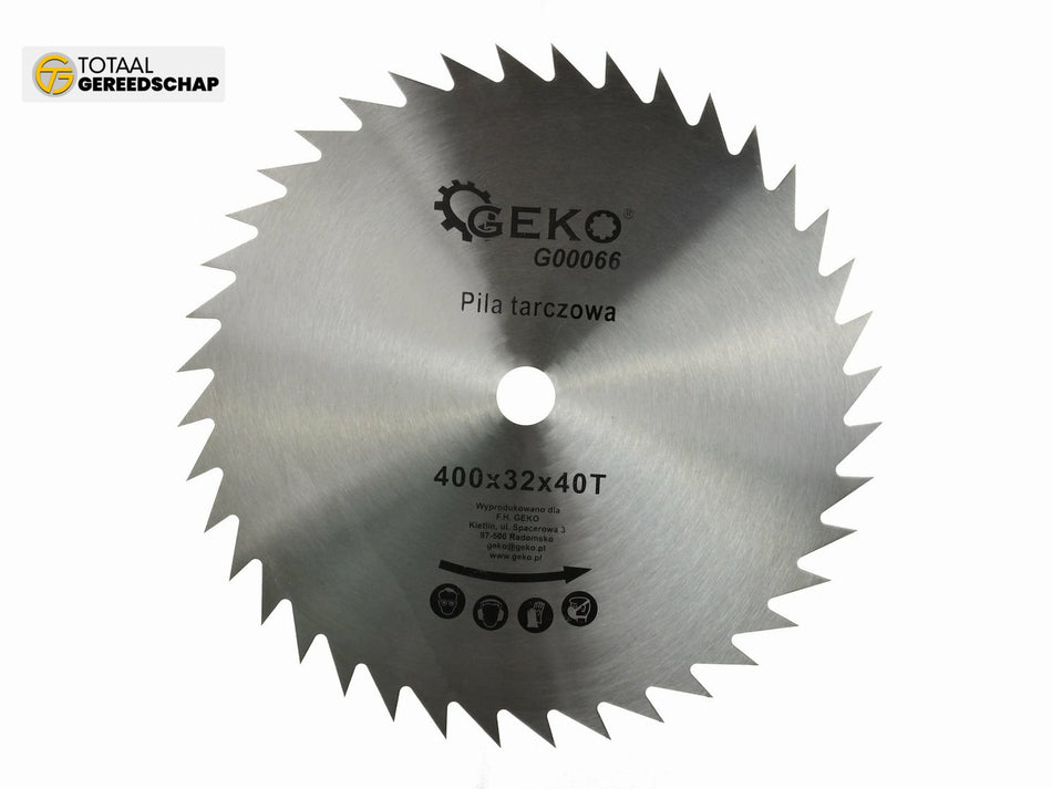 Circular saw blade for wood 400x32x40T