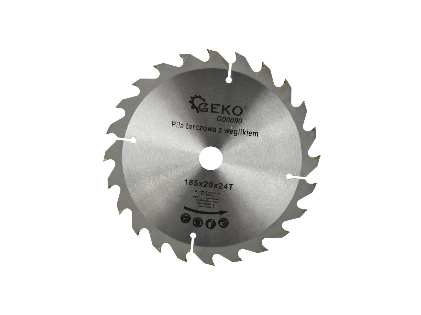 TCT cirkelzaagblad voor hout 185x20x24T