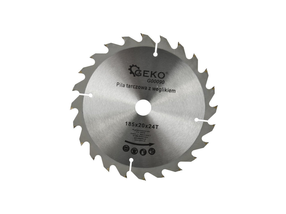 TCT cirkelzaagblad voor hout 185x20x24T