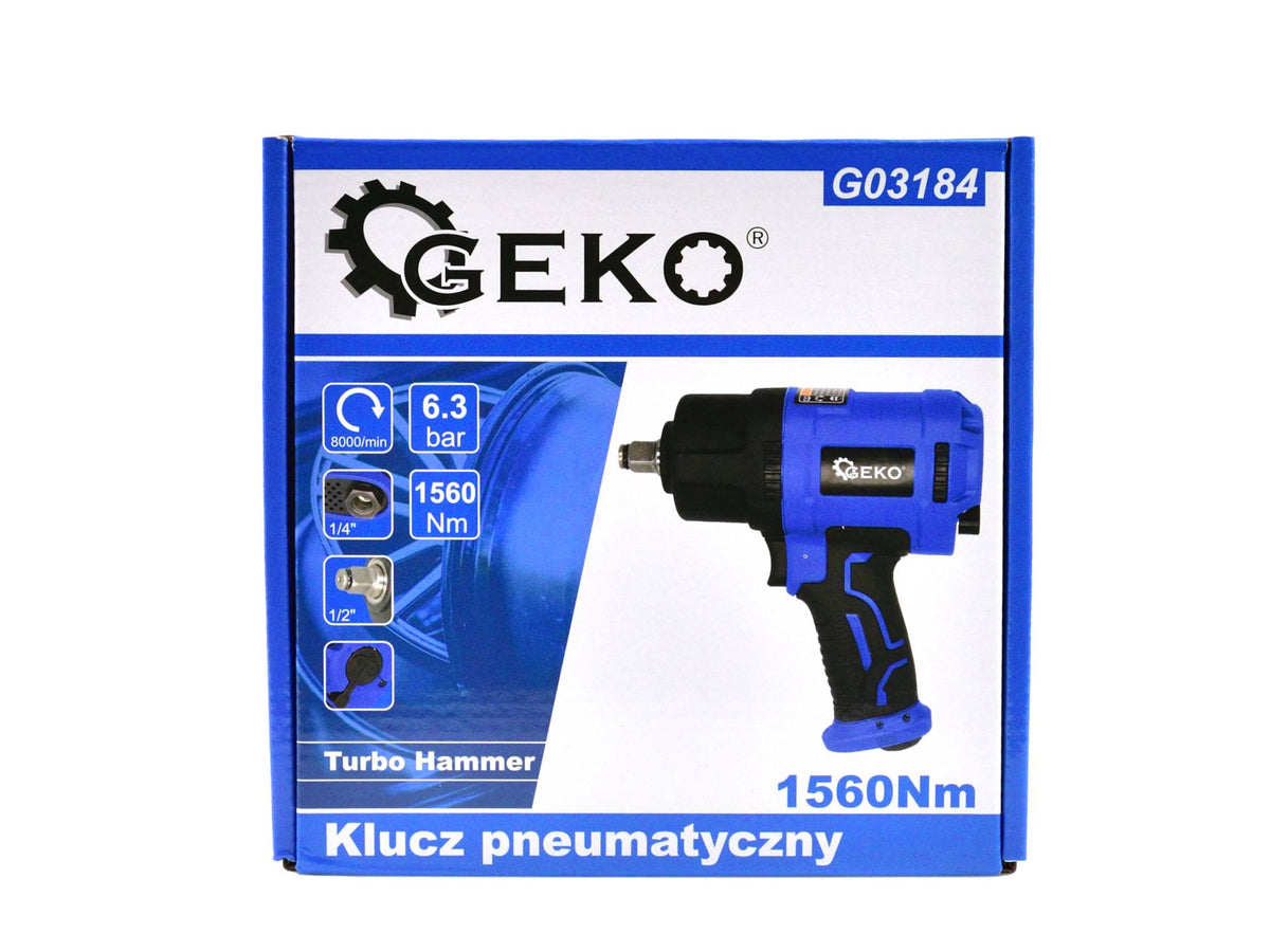 Lucht-impactsleutel 1/2" 1560Nm Turbo Hammer