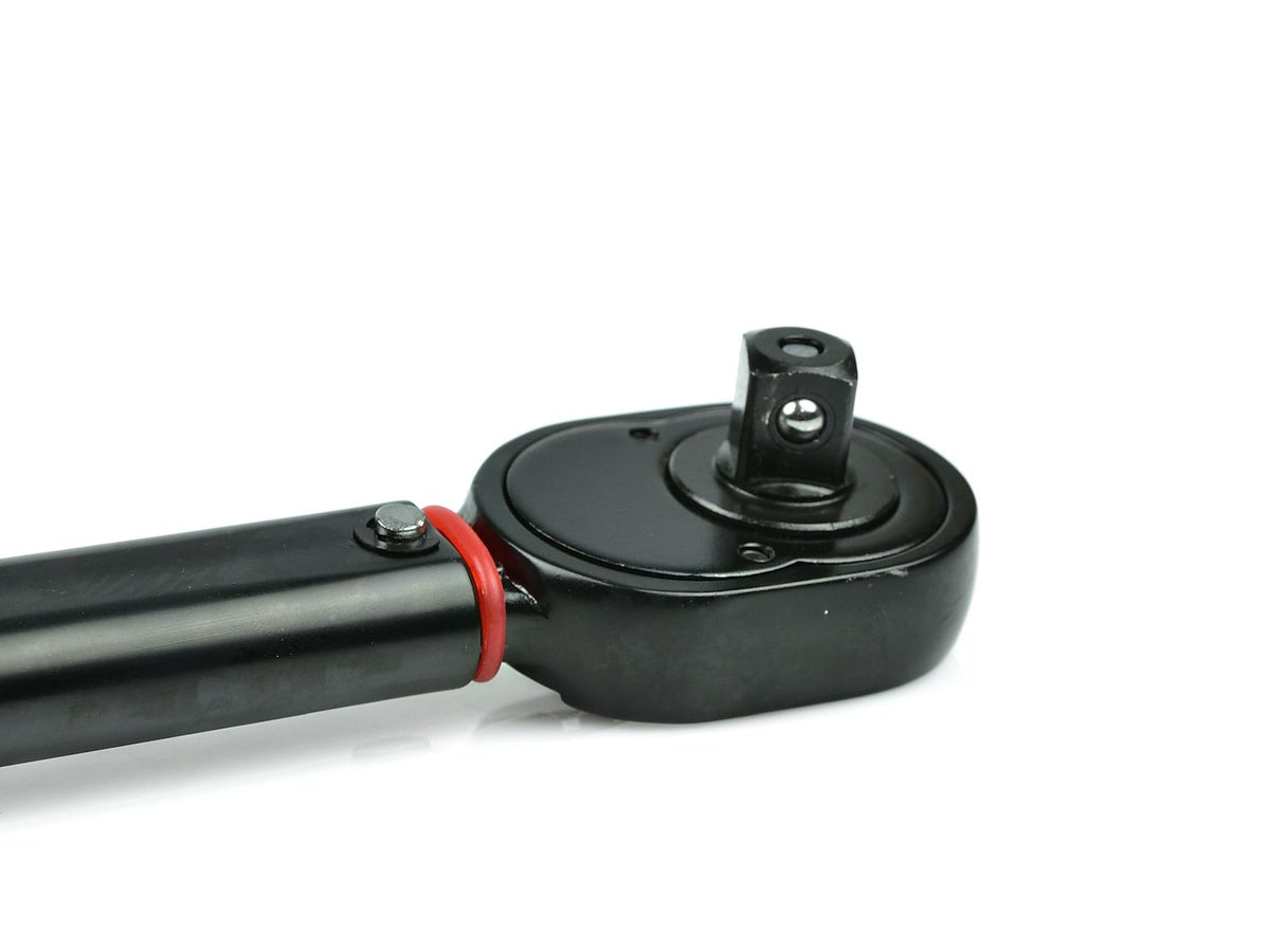 Momentsleutel 1/2" 28-210Nm + dopsleutelset Zwart HD