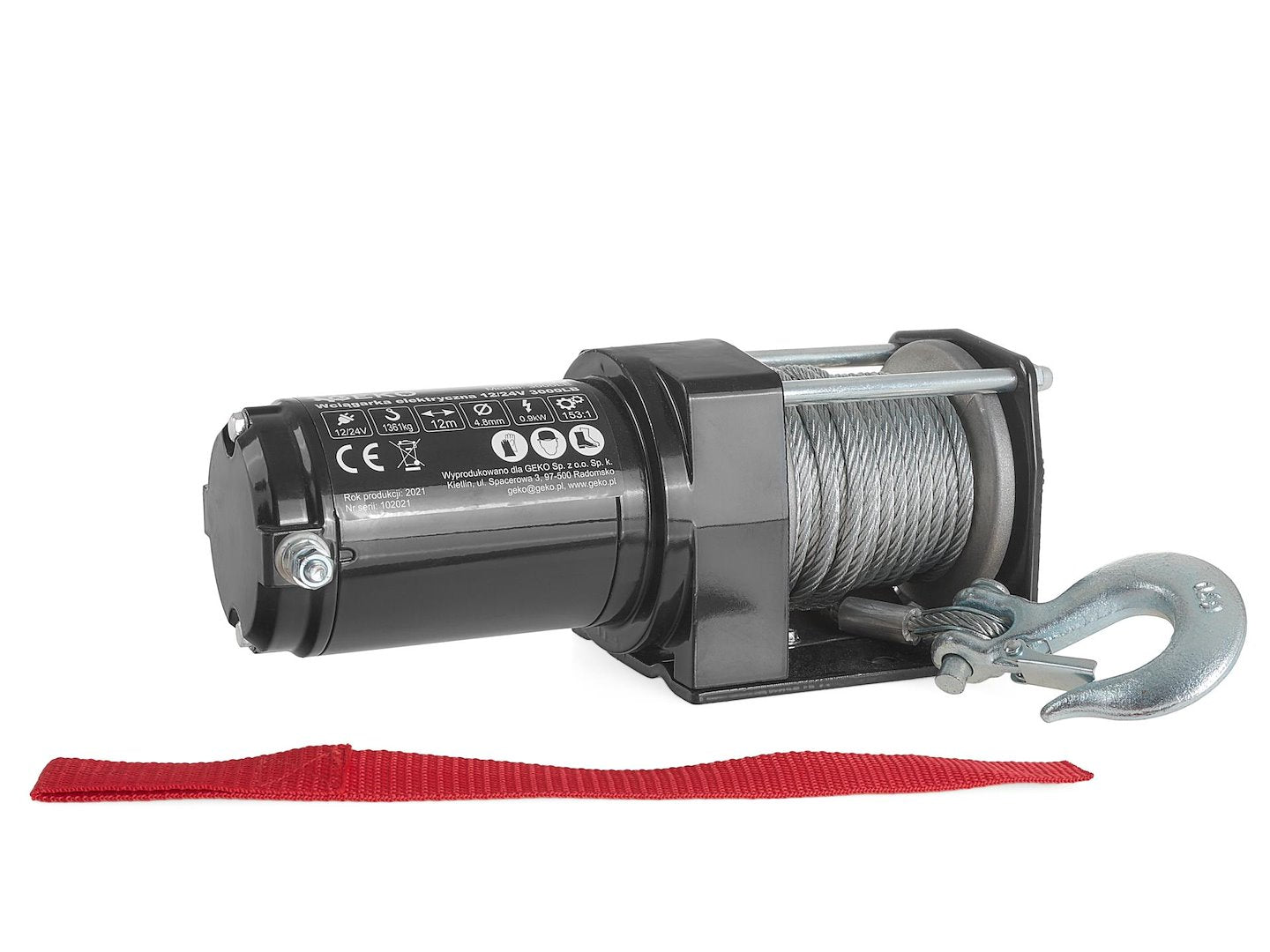 Elektrische lier 12V 3000LB