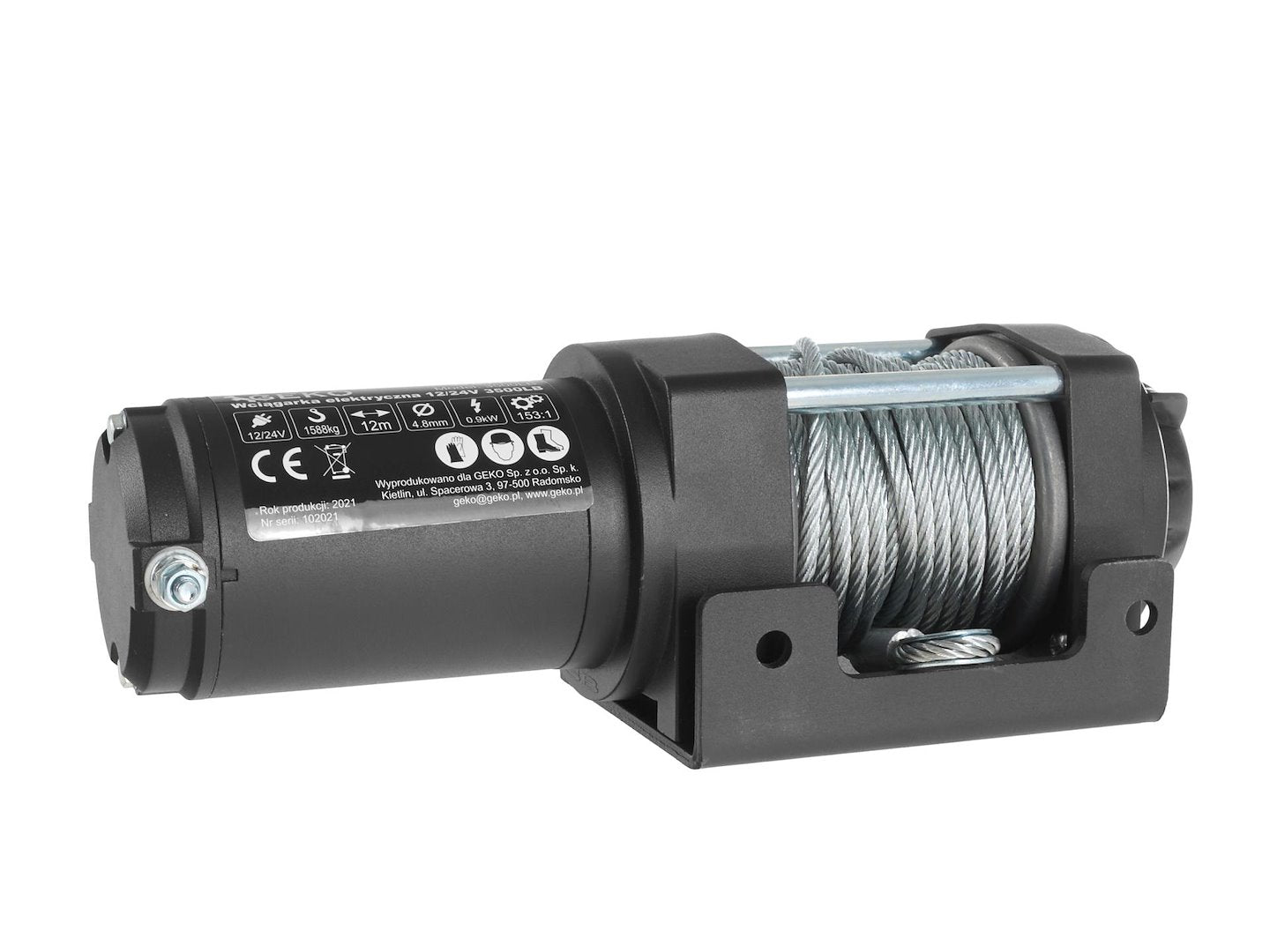 Elektrische lier 12V 3500LB