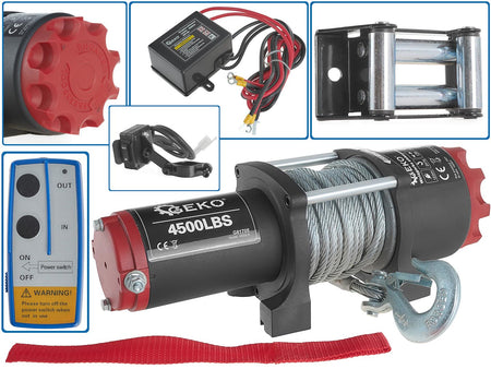 Elektrische lier 12V 4500LB