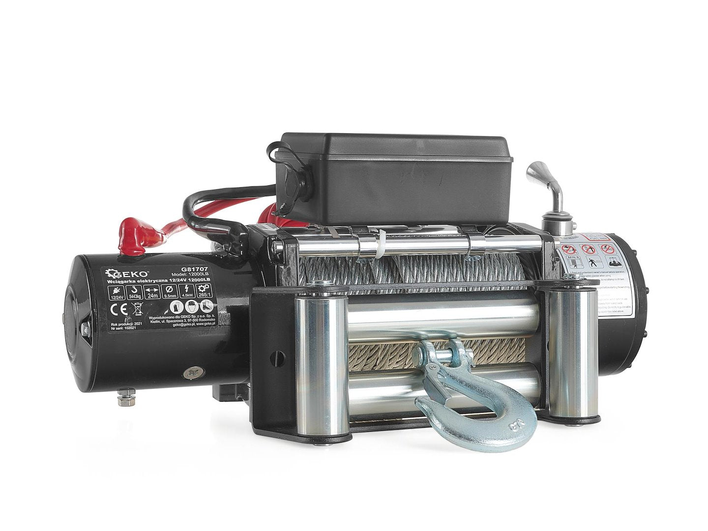 Elektrische lier 12V 12000LB