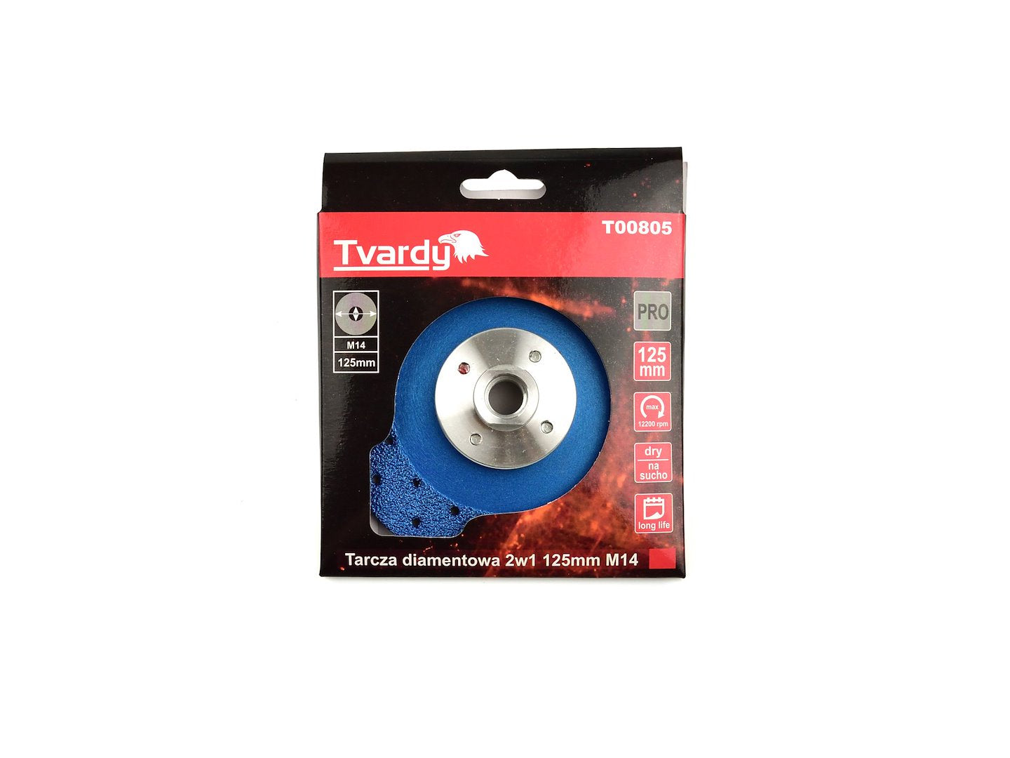 Diamantzaagblad 2-in-1 voor snijden en slijpen van beton, tegels 125mm M14