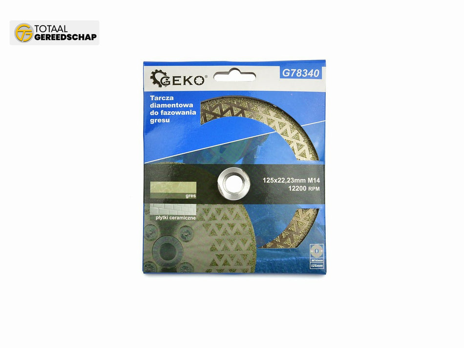 Diamond blade for grinding tiles 125 M14