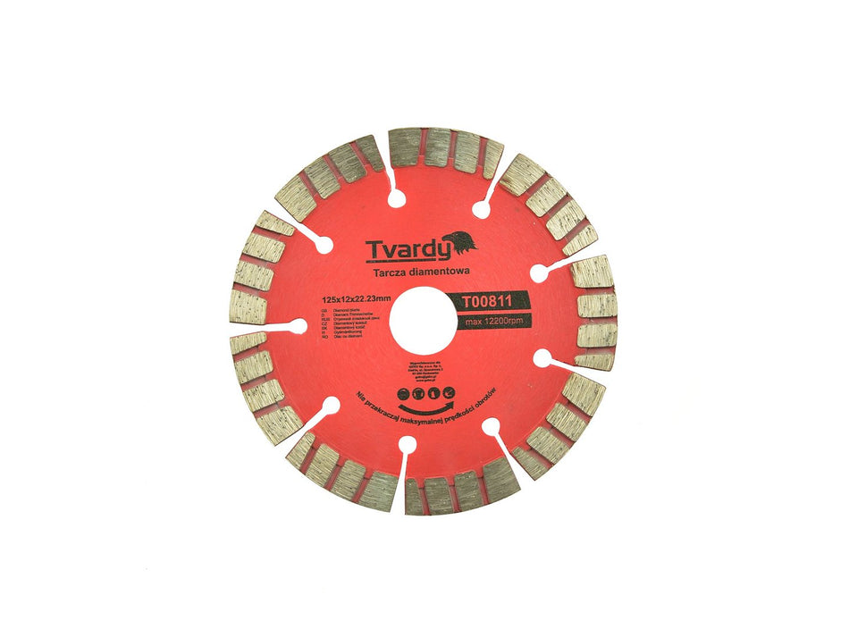 Diamantzaagblad segmenten 125x12mm