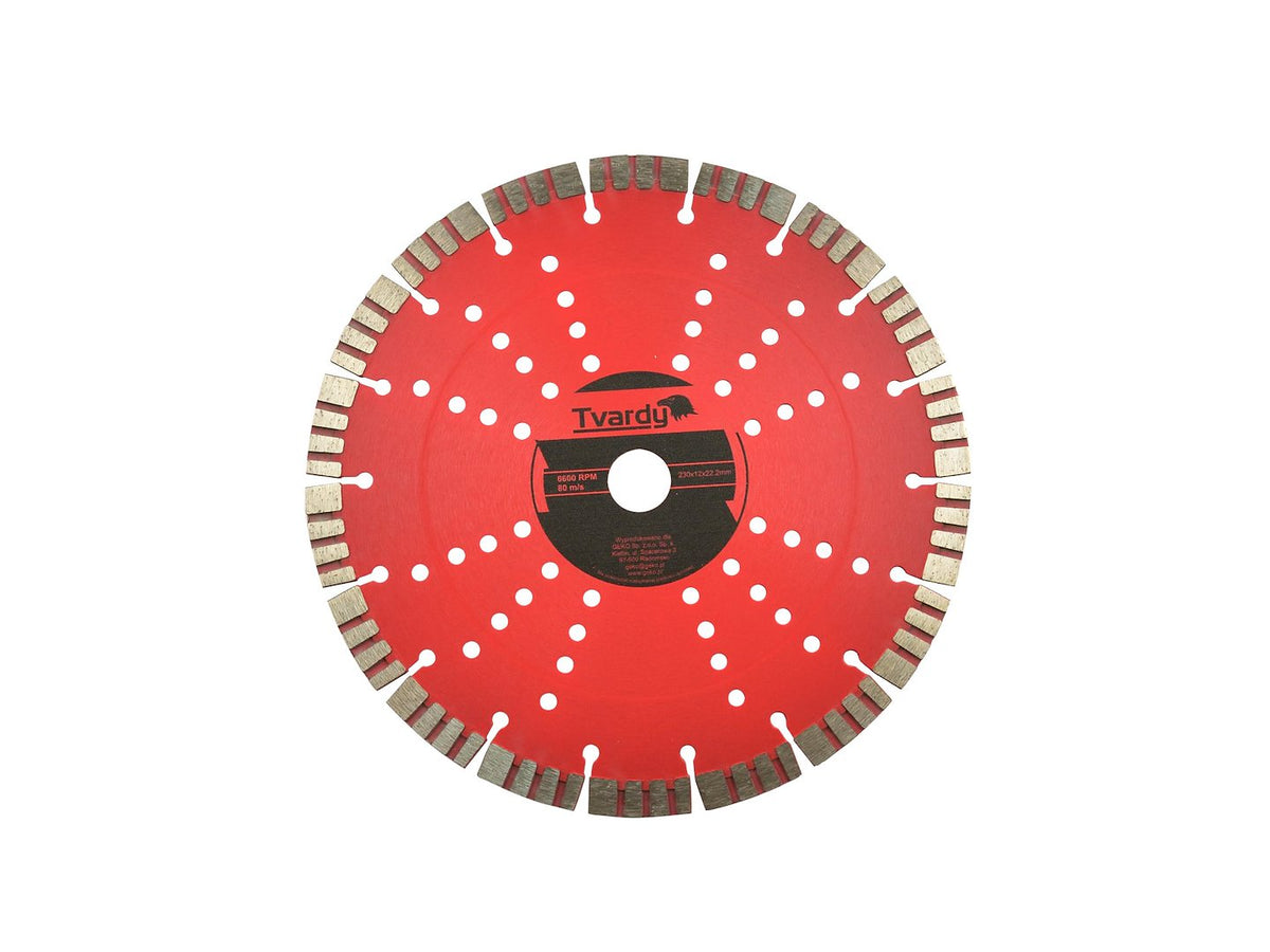 Diamantzaagblad segmenten 230x12mm