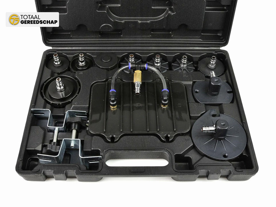 Air brake oil change tool