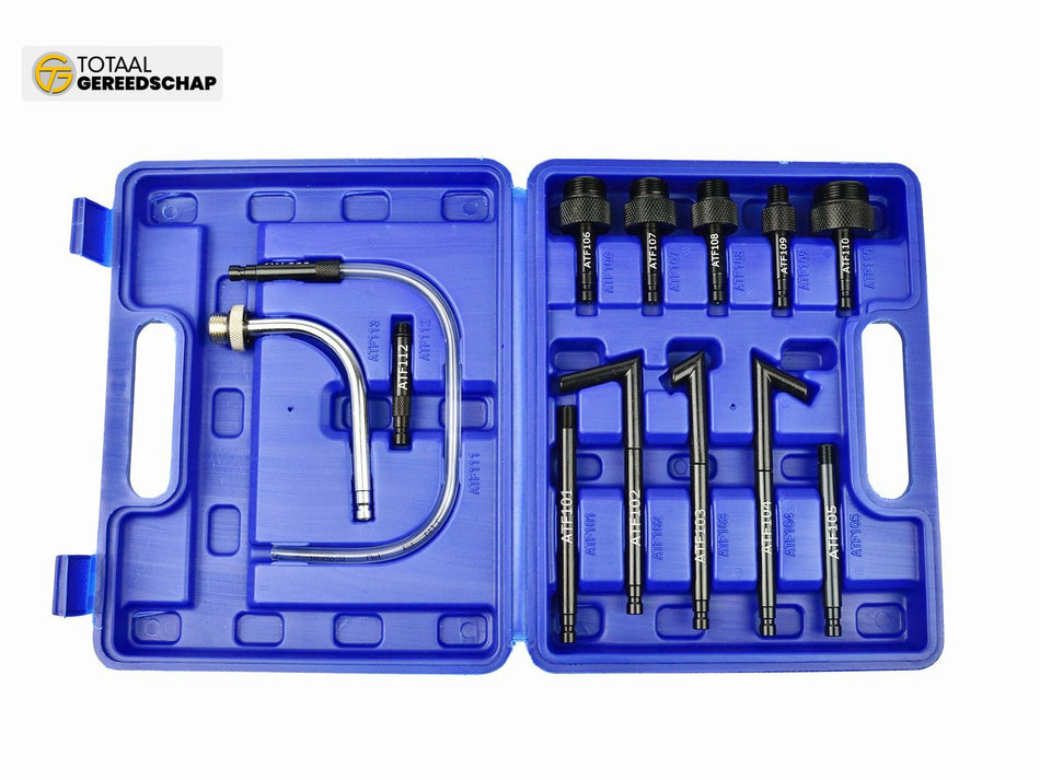 Adapter for changing oil in transmission set