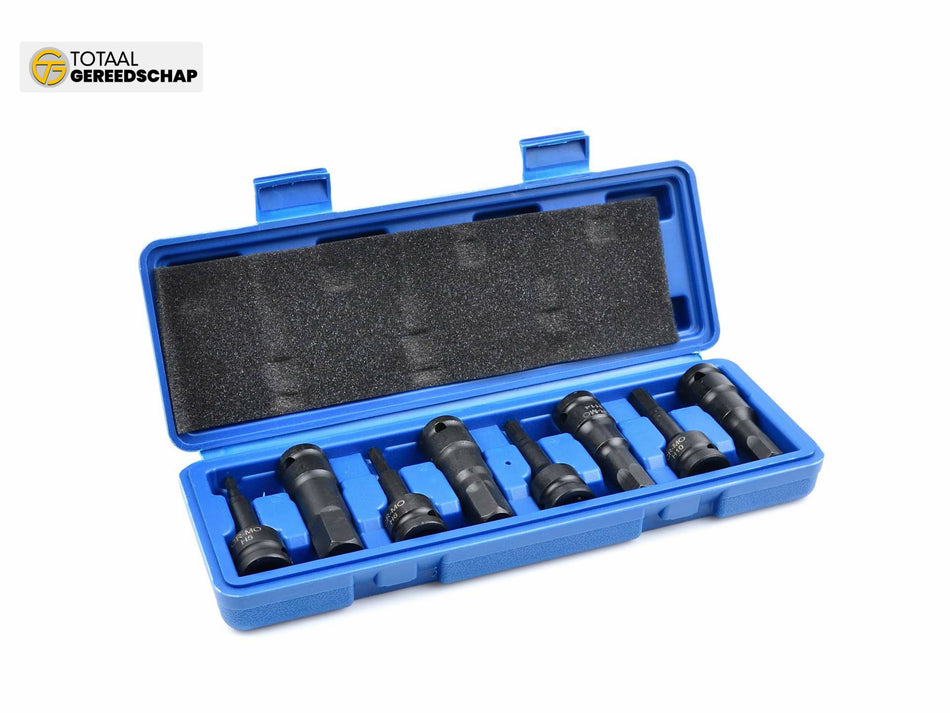 8pcs Hex impact sockets set H5-H19