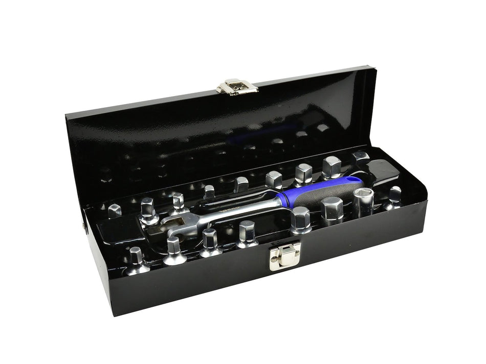 18-delige 3/8" aandrijving olie-afvoerdopsset