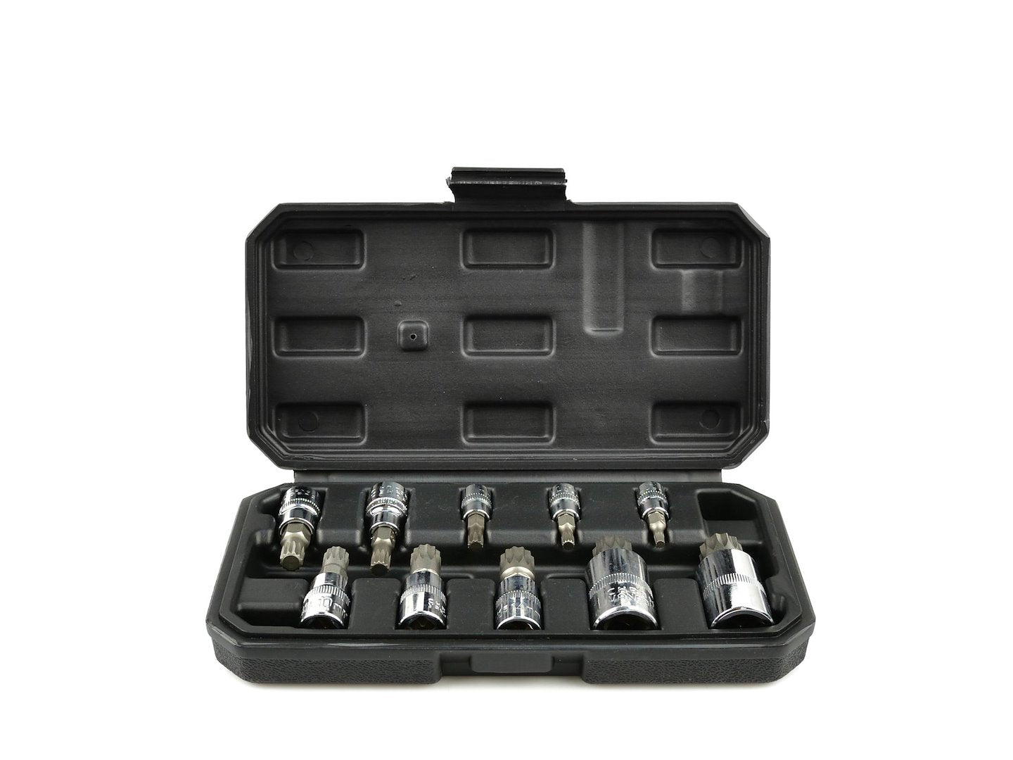 10-delige spline dopsset 1/4-1/2"