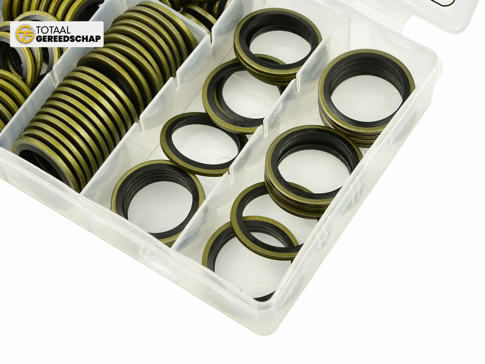 150pcs set of metal-rubber washers